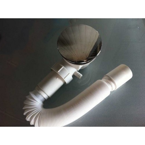 Piatto Doccia Acrilico 80x80 90x90 5cm Semicircolare Angolare Bianco con Piletta