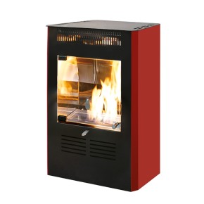 Stufa Ruby 3kw 90 m3 Camino a Bioetanolo Liquido Biostufa da Terra Pavimento