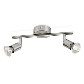 Lampadario a 2 Faretti LED GU10 Lampada da Soffitto Cucina Soggiorno Lampadina