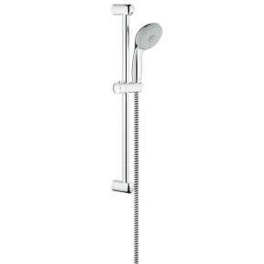 Grohe Asta Saliscendi Doccia con Soffione Rotondo Supporto Colonna Bagno Cromo