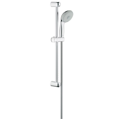 Grohe Asta Saliscendi Doccia con Soffione Rotondo Supporto Colonna Bagno Cromo