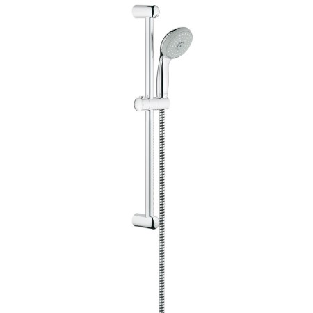 Grohe Asta Saliscendi Doccia con Soffione Rotondo Supporto Colonna Bagno Cromo