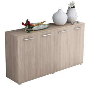 Mobile Credenza 4 Ante 180 Olmo con Ripiani Madia Buffet da Soggiorno Moderna 2