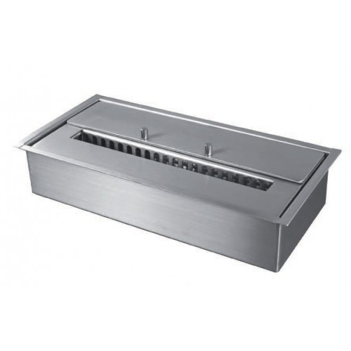Bruciatore a Bioetanolo Liquido 1 litro in Acciaio Inox Fibra Ceramica Biocamino