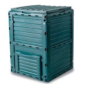 Compostiera da Giardino Foglie in Plastica Bio Compost Bidone Compostaggio Eco