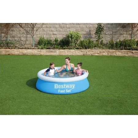 Piscina Rotonda Fuori Terra 183x51 Gonfiabile Autoportante Senza Pompa Filtro