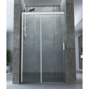 Box Doccia 90 100 110 120 130 140 8 mm Nicchia Anta Scorrevole in Cristallo Lato 2
