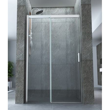 Box Doccia 90 100 110 120 130 140 8 mm Nicchia Anta Scorrevole in Cristallo Lato