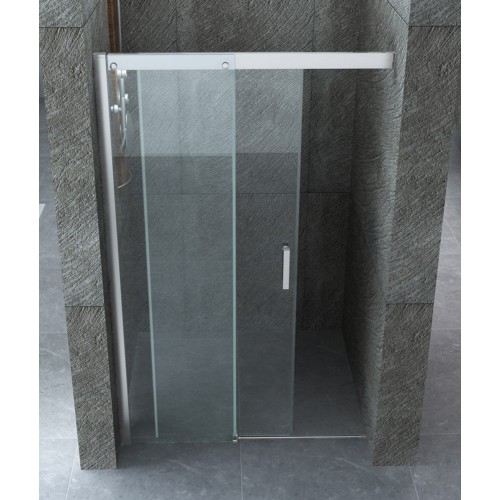 Box Doccia 90 100 110 120 130 140 8 mm Nicchia Anta Scorrevole in Cristallo Lato