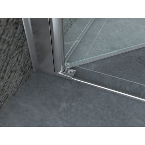 Box Doccia 2 Ante Battenti 70 80 90 100 Angolare 8mm Cristallo Vetro Trasparente