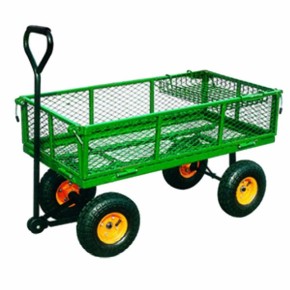 Carrello Giardino 300 kg Apribile Portatutto Carriola Trasporto Legna Rimorchio