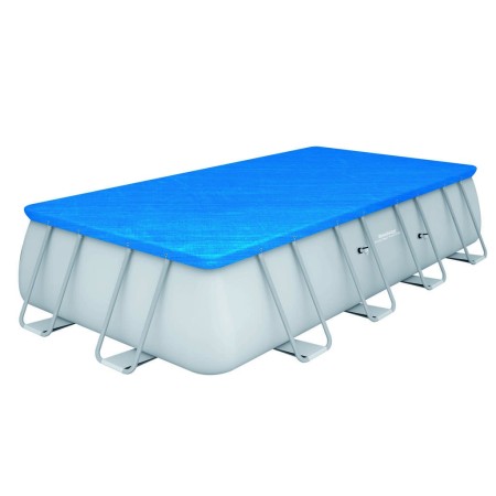 Piscina Frame Fuori Terra 549x274x122 Rettangolare con Filtro a Sabbia Scaletta