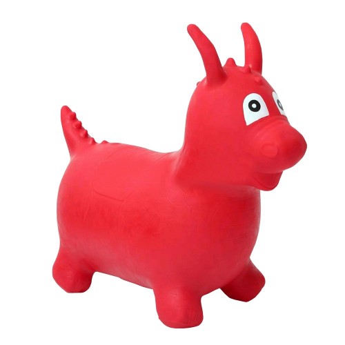Cavalcabile Gonfiabile Mucca Cavallo Drago Gioco per Bambini Primi Passi Bimbi
