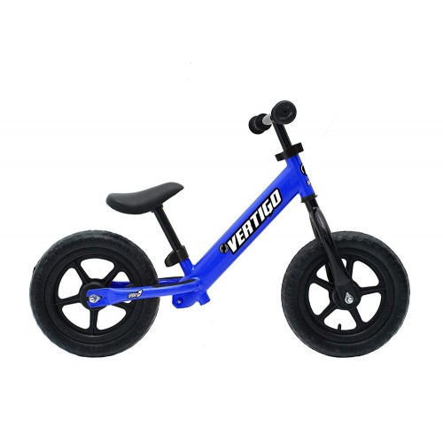 Bicicletta Pedagogica Vertigo Blu a Spinta Senza Pedali Bici Balance Bike Bimbi