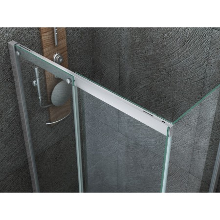 Box Doccia Angolare 8 mm Porta Scorrevole 70 80 90 100 120 140 Lati in Cristallo