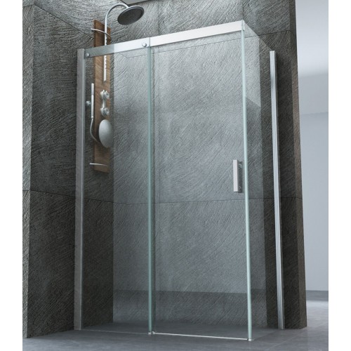Box Doccia Angolare 8 mm Porta Scorrevole 70 80 90 100 120 140 Lati in Cristallo