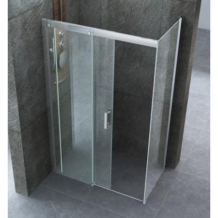 Box Doccia Angolare 8 mm Porta Scorrevole 70 80 90 100 120 140 Lati in Cristallo