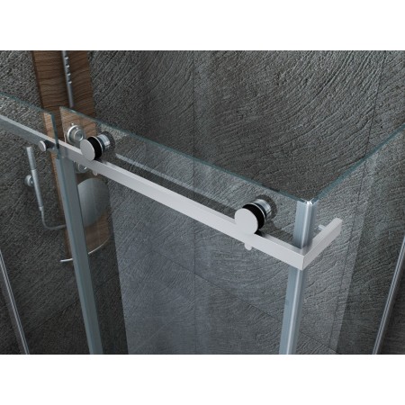 Box Doccia Angolare 8 mm Parete Fissa Scorrevole 70 80 90 100 120 140 Cristallo