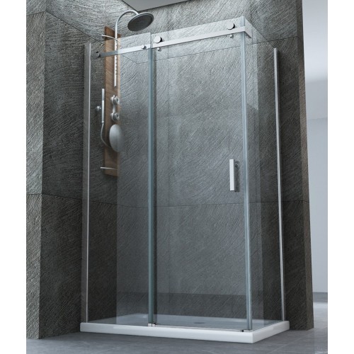 Box Doccia Angolare 8 mm Parete Fissa Scorrevole 70 80 90 100 120 140 Cristallo