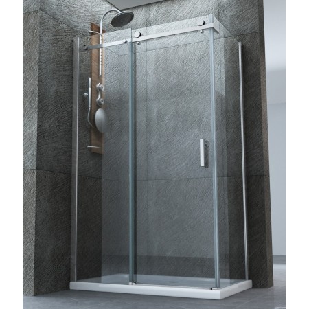 Box Doccia Angolare 8 mm Parete Fissa Scorrevole 70 80 90 100 120 140 Cristallo