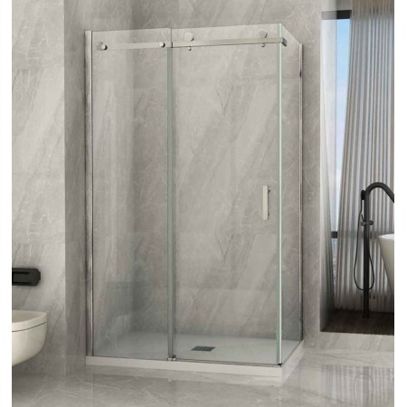 Box Doccia Angolare 8 mm Parete Fissa Scorrevole 70 80 90 100 120 140 Cristallo