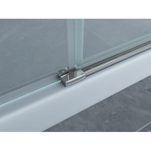 Box Cabina Doccia 2 Anta Battente 70 x 80 90 100 Fissa 8 mm Angolare Cristallo