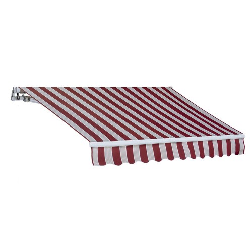 Tenda da Sole 250x200 Riga Rossa Balcone a Bracci Retrattili Esterno Avvolgibile