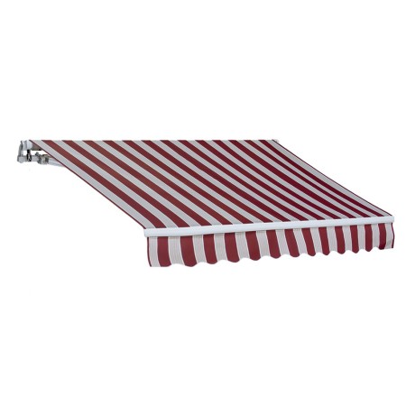 Tenda da Sole 250x200 Riga Rossa Balcone a Bracci Retrattili Esterno Avvolgibile