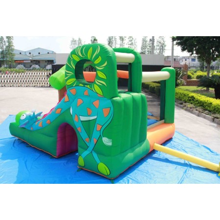 Saltarello Castello Gonfiabile Grande per Bambini con Scivolo Motore Elettrico