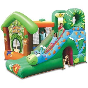 Saltarello Castello Gonfiabile Grande per Bambini con Scivolo Motore Elettrico