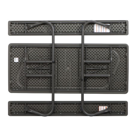 Set Birreria Richiudibile in Resina Tavolo 2 Panche Giardino Esterno Pieghevole