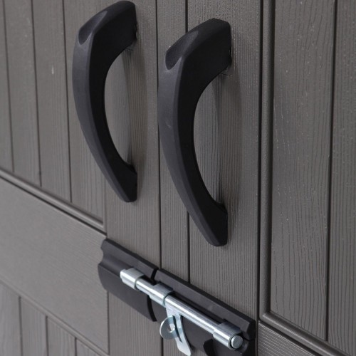 Casetta in Resina 2x3 PVC Esterno Ricovero Porta Attrezzi da Giardino Mobile Box