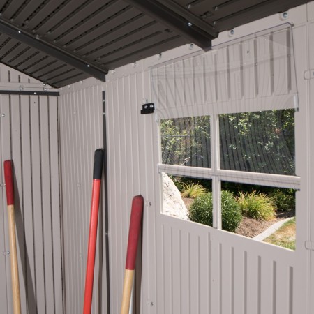 Casetta in Resina 2x3 PVC Esterno Ricovero Porta Attrezzi da Giardino Mobile Box