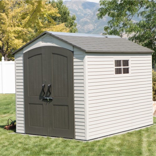 Casetta in Resina 2x3 PVC Esterno Ricovero Porta Attrezzi da Giardino Mobile Box