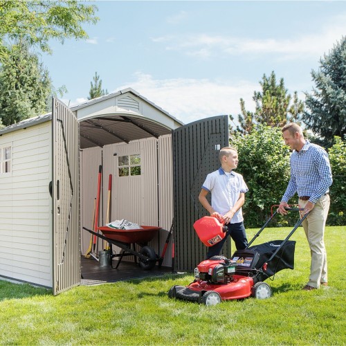 Casetta in Resina 2x3 PVC Esterno Ricovero Porta Attrezzi da Giardino Mobile Box
