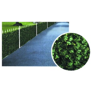 Arella Siepe Finta 1x3 Foglie Edera Sempreverde Giardino Balcone Sintetica Rete