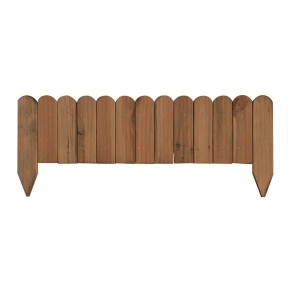 Steccato Bordura Aiuola 120 cm da Giardino Recinzione Staccionata In Legno Pino