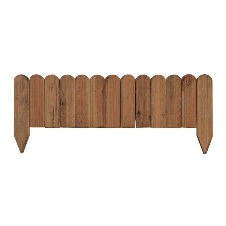 Steccato Bordura Aiuola 120 cm da Giardino Recinzione Staccionata In Legno Pino