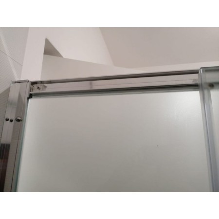 Box Doccia Angolare 6mm Opaco Anta Fissa Porta Scorrevole Anticalcare Cristallo