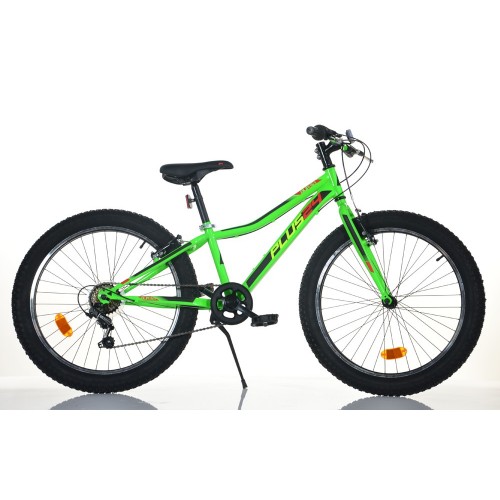 Bicicletta Mountain Bike Ruota 24 Pollici da Ragazzo Uomo Bici 6 Cambio Bambino