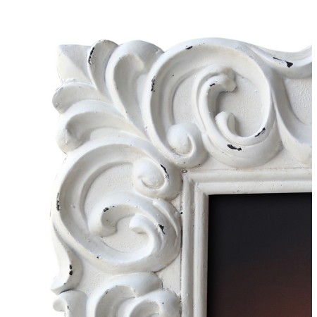 Caminetto Elettrico Parete con Cornice da Appendere Fuoco Finto Led 900 1800W