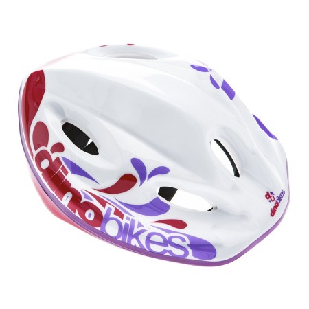 Casco Bianco per Bici Bambina Dino Bikes Bimba Bicicletta Pattini Monopattino