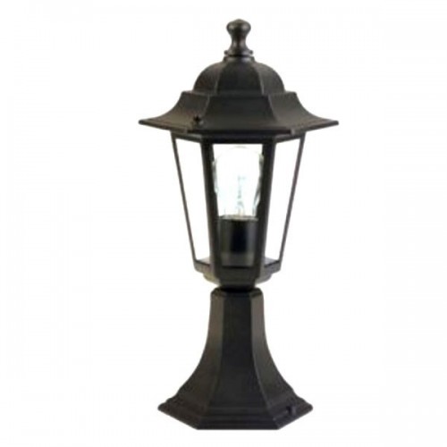 Lampioncino da Esterno Illuminazione Lanterna Giardino Applique Vetro con Base