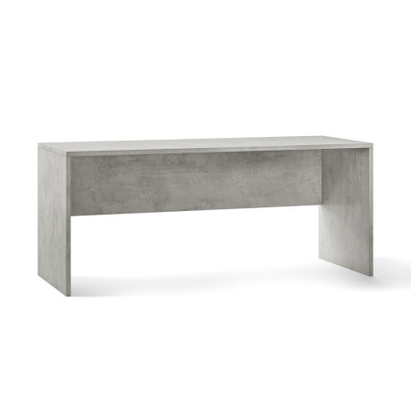 Tavolo Kit Scrivania 180 cm Grigio Grande Moderna da Ufficio Cameretta Porta Pc