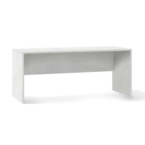 Tavolo Scrivania 180 Ossido Bianco Grande Moderna da Ufficio Cameretta Porta Pc