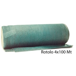 Rotolo Rete Ombreggiante Verde 4x100 Mt Terrazzo Balcone Giardino Frangivista 2