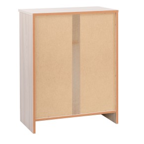 Mobile 62x80 2 Ante Bianco Ripiano Multiuso Mobiletto Ufficio Lavanderia Bagno 2