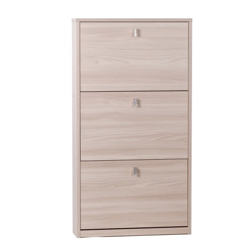 Mobile Scarpiera 3 Ante Ribalta Olmo Slim in Legno Porta Scarpe Slim Kit Armadio