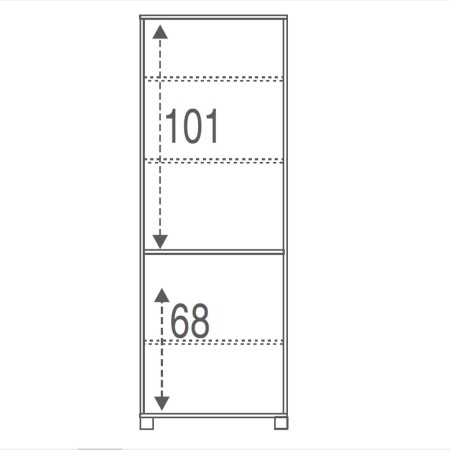 Armadio 180 2 Ante Olmo Mobile con Ripiani da Ufficio Camera da Letto Scarpiera