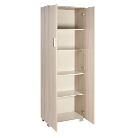 Armadio 180 2 Ante Olmo Mobile con Ripiani da Ufficio Camera da Letto Scarpiera
